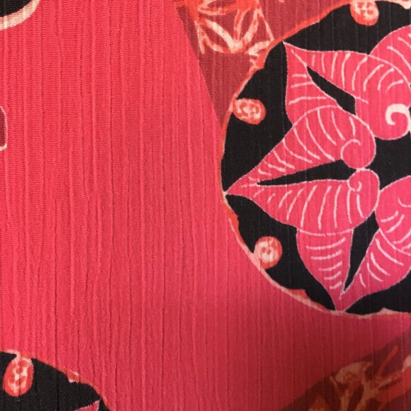 TanJay Crepe Queen of Hearts & Spades Button Down Shirt - Picture 8 of 14